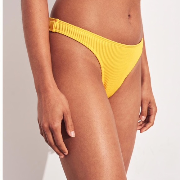 Hollister Ribbed square neck bikini top & bottom - Picture 3 of 6